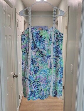 Lilly Pulitzer Jesse Romper Dress in Multi Shell of a Party 14